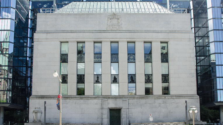 The Bank of Canada building.